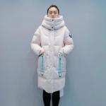 FODARLLOY F23532 Ladies Warm Hooded Cotton-padded Clothes Women Slim Long Winter