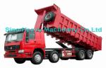 HOWO Manual 8x4 Dump Truck , 30 Ton International Dump Trucks