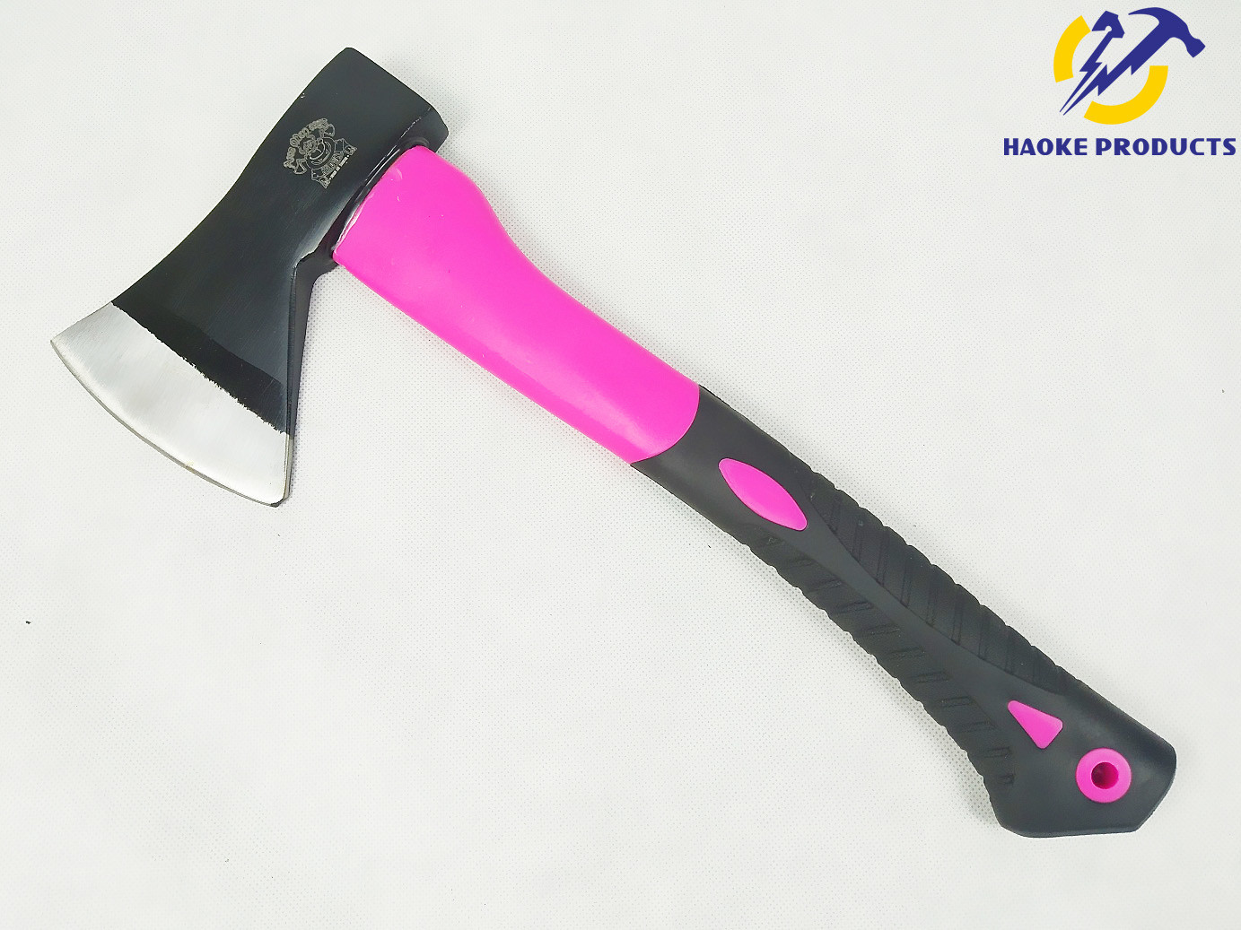 600G Size Forged Carbon Steel Materials Throwing Axe With Color TPR Handle (XL0136)