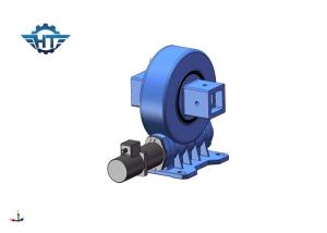 Quality VE9 110*110mm Tube Worm Gear Slew Drive Gearbox With Enclosed Housing wholesale