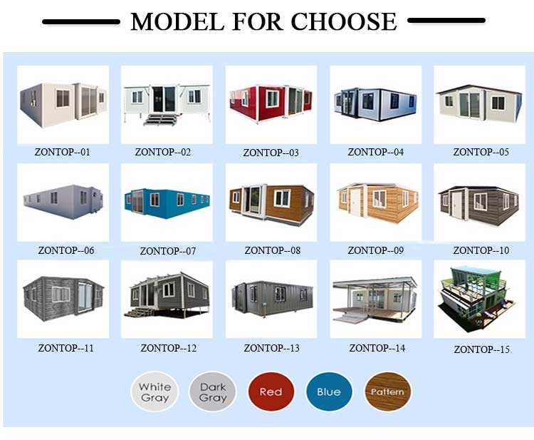 Expandable fabricated house container folding insulation solar prefab container house prefabricated home luxury