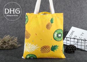 Quality Promotional Colored Screen Printed Canvas Bags Soft Damp Proof Brearhable wholesale