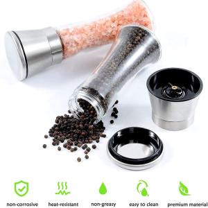 Quality 180ml Stainless Steel Salt Grinders wholesale