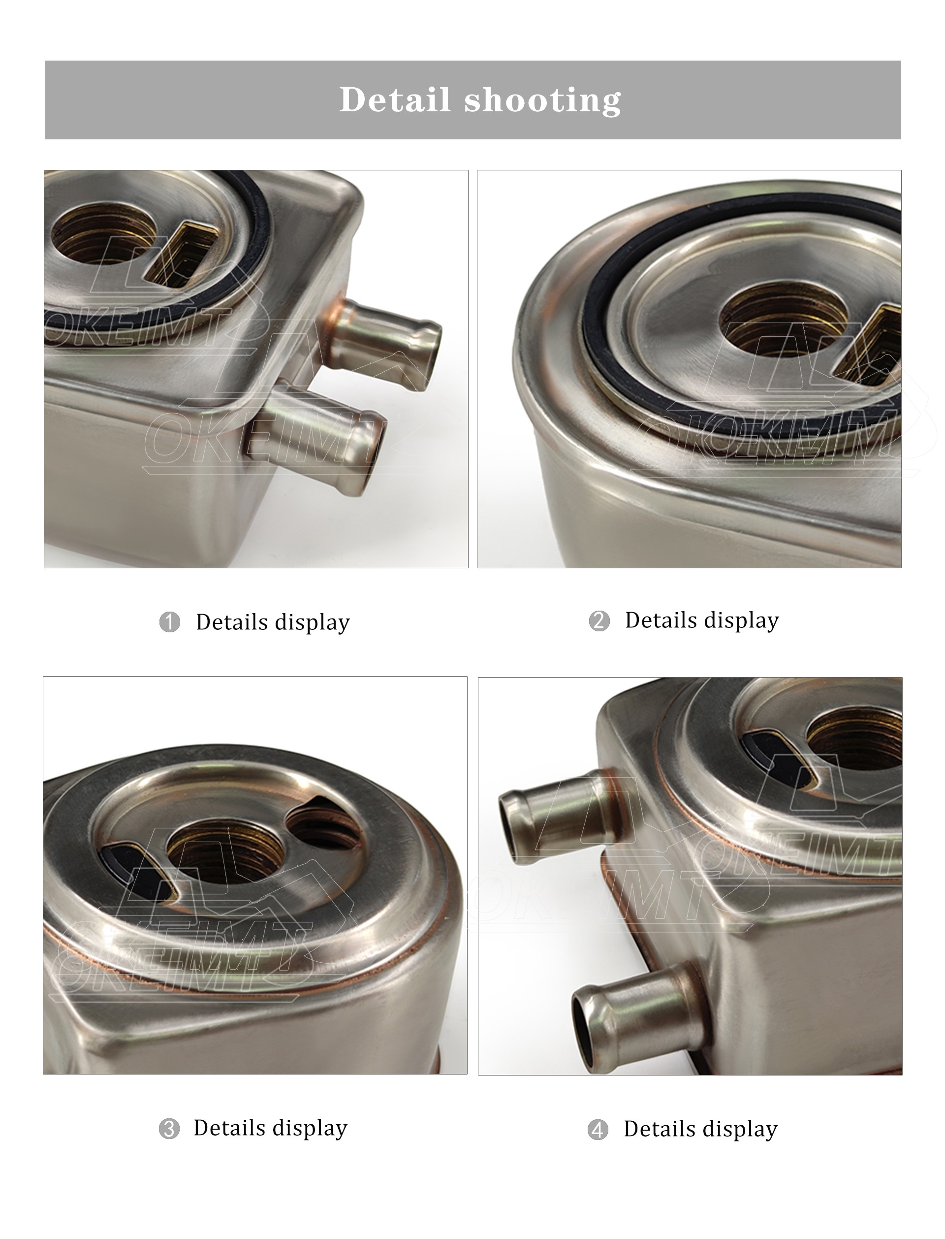2486A219 Oil Cooler Core For Perkins 1004-4, 1004-40, 1004-40T, 1004-42, 1004-4T, 1006-6