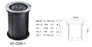 Quality Indoor Inground Lighting GC-D260-1 wholesale