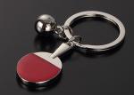 Simple / Stylish Table Tennis Equipment , Table Tennis Keyring Zinc Alloy With