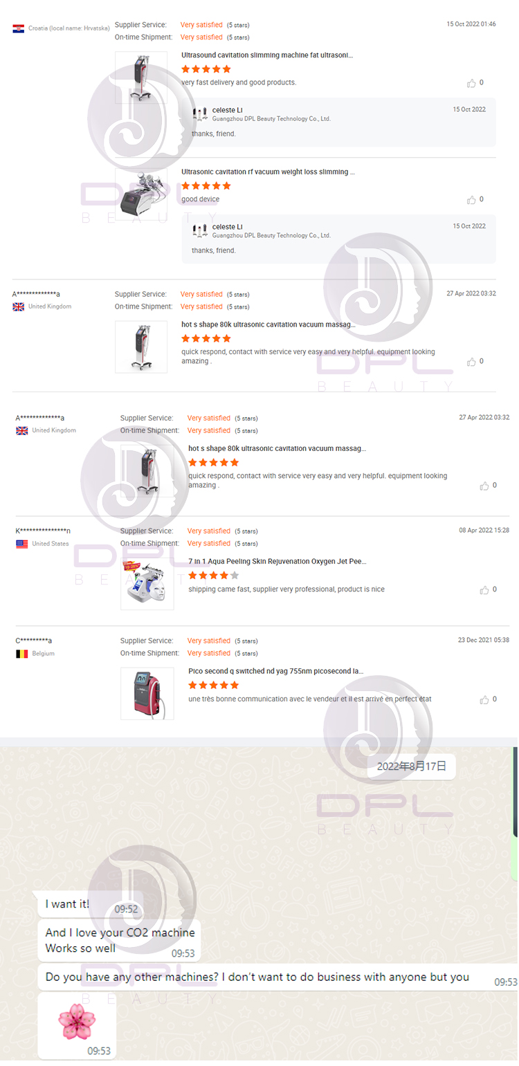 DPL Portable cavitation et radiofrquence 80 40K Cavitation Machine 6 in 1 Fat Removal Ultrasonic Cavitation Slimming Machine