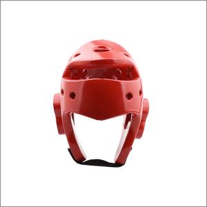 Quality Red Flexible Taekwondo Helmet Face Shield With Nylon Strap wholesale