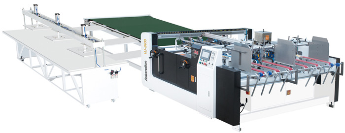 Double Piece Automatic Pasting Machine For Corrugated Boxes 1200mm Paper