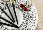 SGS 5pcs Stainless Steel Cutlery Knife Fork Spoon Set