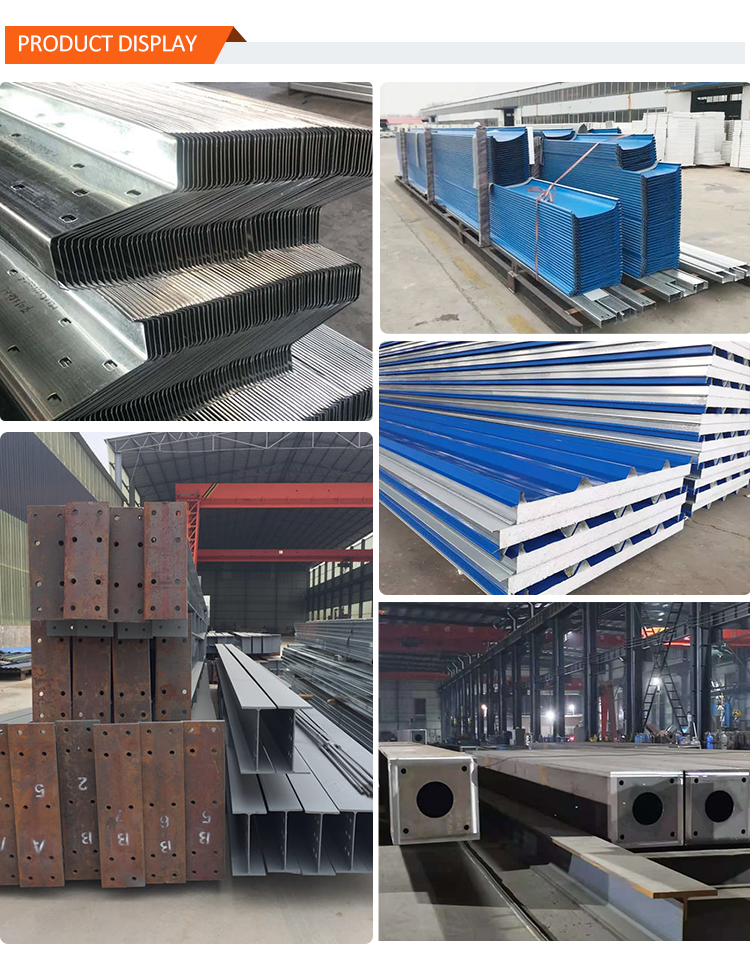 Insulation Sandwich Panel Roofing Gas Station Canopy Steel Structure for Your Success