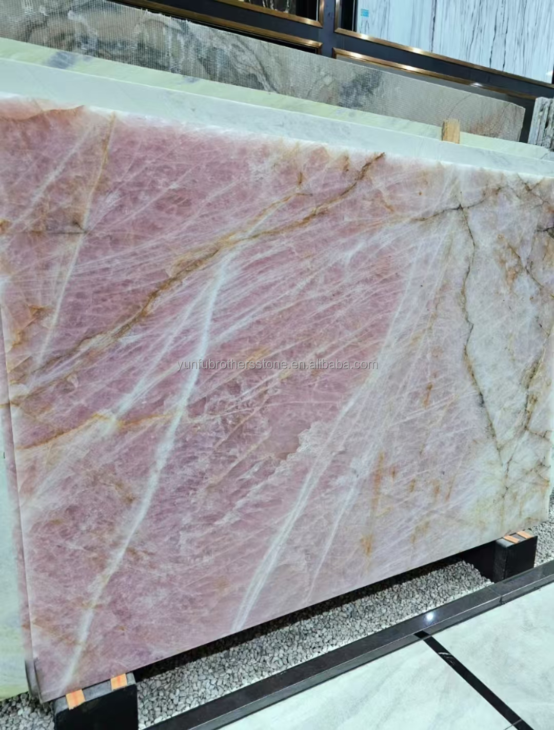 Big Slab Honed Cristallo Marble Stone for Luxurious Modern Hotel Bathroom Sink Design