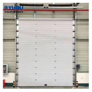 Quality 40mm Sandwich Panel Fire Rated Sectional Overhead Door Industrial wholesale