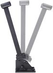 Universal Adjustable Golf Cart Gun Rack Stand Up Gun Holder, Vertical Two Gun