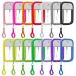 Alcohol Disinfectant Card Type Spray Bottle Mini Keychain PET 2cm Thick