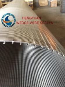Quality Heavy Duty Wedge Wire Sieve Filters , Sieve Bend Screen Non Plugging Easy Clean wholesale