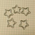 Creative Functional Fancy Stationery Items , Shaped Stainless Steel Paper Clips