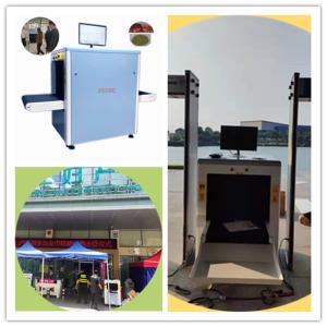 Quality 220V Airport X Ray Baggage Scanner 650x500 Tunnel Windows Operation wholesale