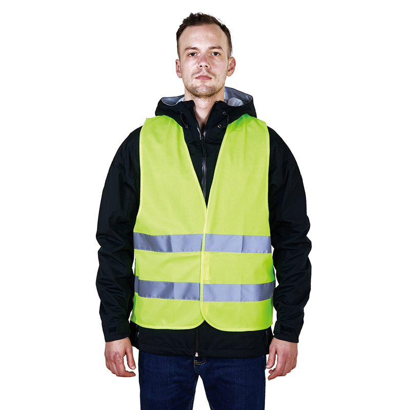 CE EN471 Certified High Visibility Orange Reflective Safety Vests for S-5XL Sizes