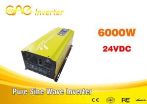 Quality High efficiency off grid inverter single output UPS 24v/48v to 220v/230v/240v dc to ac inverter 6000w wholesale