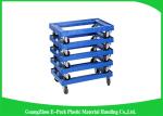 4 Wheels Heavy DutyPlastic Moving Dolly Big Capacity Long Service Life 612 * 412