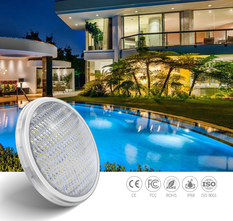 Warm White 3000K IP68 Waterproof 12 Volt ABS Led Swimming Pool Underwater Lights