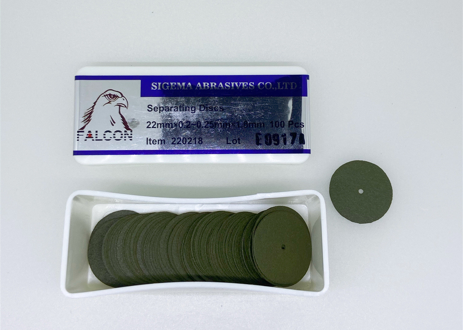 Green Lab Dental Diamond Discs 25000 Rpm Silicon Carbide Cutting Disc