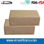 wholesale high-quality cork yoga block embossed for exercise
