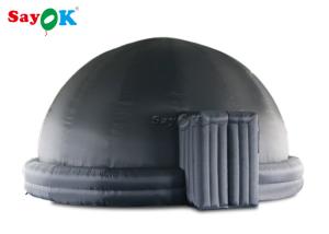 Quality 6m Black Blow Up Planetarium Dome Tent 100% Blackout For School wholesale