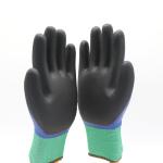Construction / Industry Nitrile Coated Work Gloves Resistant Abrasion High