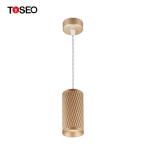 Champagne Gold LED Chandeliers Ceiling Pendant Light GU10 Luxury 60xH130mm