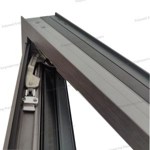 Quality Double Glazed Aluminum Folding Window Tempered Impact Resistant Commercial Profile wholesale