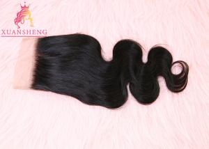 Quality Transparents 5x5 Lace Closure Virgin Raw Unprocessed Body Wave Hair wholesale
