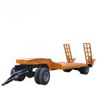 Heavy Duty Excavator Trailer Hydraulic Ramp System Low Bed Draw Bar Full Trailer