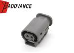 10027186 2 Pin Female TE Connectivity AMP Connectors Gray Color