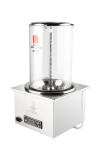 Stainless Steel Transparent Display Electric Vertical Commercial Kebab Barbecue