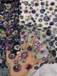 Elegant beaded lace bridal embroidery lace fabric african french sequins fabric