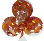 Glassware Rainbow Color Coating Machine, Glass amber color coating, TiO rainbow