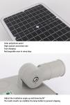 LED Solar Powered Street Light Sensor Optional 60w 100w Led Road Lighting