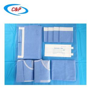 Quality SMS Material Blue Sterile Laparotomy Surgical Pack For Medical Professionals wholesale