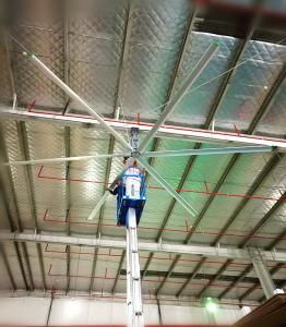 Quality Big Wind Low Noise Ceiling Fans , 18ft Large Room Ceiling Fan For Commercial Building wholesale