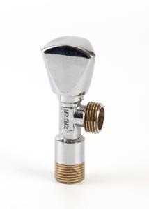 Quality Bathroom 1/2 Brass Angle Valve Chrome Plated Anti Corrosion Durable wholesale