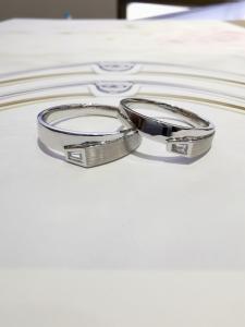 Quality Men18.5 Gold Diamond Couple Rings wholesale
