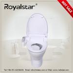 Electric Hygienic Heated Toilet Seat Bidet , Automatic Toilet Seat ABS Plastic
