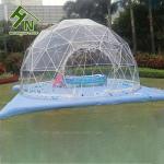 Small Outdoor Transparent Geodesic Dome Tent 6.5m Height For Festivals