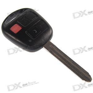 Quality black size 92.59*38.97*15.32(mm) toyota replacement remote keys wholesale