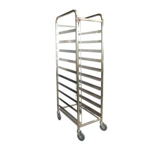 Quality Foodservice NSF Stainless Steel Oven Tray Rack Bakery Baking Trolley wholesale
