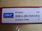 3208 A-2RS1TN9 / MT33 Double Sealed Bearings Abec Ball Bearings 40x80x30.2 Mm