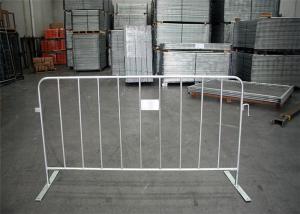 Quality Metal gighway crowd control barriers steel traffic brrier customized size wholesale
