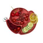 Suction Silicone Feeding Tray Set Food Grade Infant Feeding Dish Snail Shape